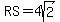 RS=4sqrt%282%29