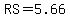 RS=5.66