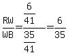 RW%2FWB=%286%2F41%29%2F%2835%2F41%29=6%2F35