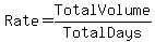 Rate=TotalVolume%2FTotalDays
