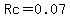 Rc=0.07