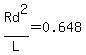 Rd%5E2%2FL+=+0.648
