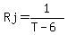 Rj=1%2F%28T-6%29