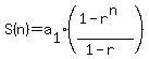 S%28n%29+=+a%5B1%5D%28%281-r%5En%29%2F%281-r%29%29