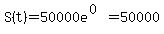 S%28t%29+=+50000e%5E%280%29+=+50000