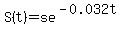 S%28t%29+=+se%5E%28-0.032t%29