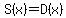 S%28x%29=D%28x%29