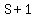 S%2B1