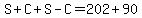 S%2BC%2BS-C=202%2B90