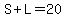 S%2BL=20