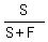 S%2F%28S%2BF%29