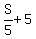 S%2F5+%2B+5