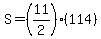 S=%2811%2F2%29%28114%29