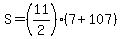 S=%2811%2F2%29%287%2B107%29