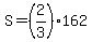 S=%282%2F3%29162