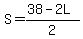 S=%2838-2L%29%2F2