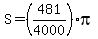 S=%28481%2F4000%29pi