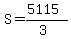 S=%285115%29%2F%283%29