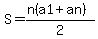 S=%28n%28a1%2Ban%29%29%2F2