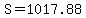 S=1017.88