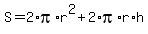 S=2%2Api%2Ar%5E2+%2B+2%2Api%2Ar%2Ah