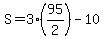 S=3%2895%2F2%29-10