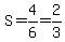 S=4%2F6=2%2F3