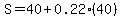 S=40%2B0.22%2840%29