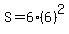 S=6%286%29%5E2