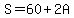 S=60%2B2A