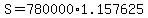 S=780000%2A1.157625