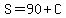 S=90%2BC