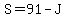 S=91-J