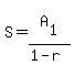S=A%5B1%5D%2F%281-r%29