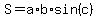S=a%2Ab%2Asin%28c%29