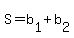 S=b%5B1%5D%2Bb%5B2%5D