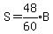 S=expr%2848%2F60%29B