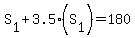 S%5B1%5D%2B+3.5%28S%5B1%5D%29+=180