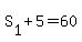 S%5B1%5D%2B5=60