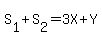 S%5B1%5D%2BS%5B2%5D=3X%2BY
