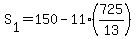 S%5B1%5D=150-11%28725%2F13%29