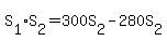 S%5B1%5DS%5B2%5D+=+300S%5B2%5D+-+280S%5B2%5D
