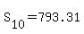 S%5B10%5D=793.31