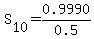 S%5B10%5D+=+0.9990%2F0.5