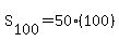 S%5B100%5D=50%28100%29