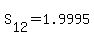 S%5B12%5D+=+1.9995