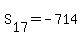 S%5B17%5D=-714
