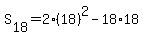 S%5B18%5D=2%2818%29%5E2-18%2A18