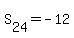 S%5B24%5D=-12