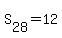 S%5B28%5D+=+12